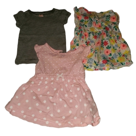 Carters 3 Month Old 3 Top Bundle - Picture 1 of 7